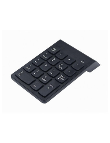 TECLADO NUMERICO GEMBIRD KEYPAD BLUETOOTH 18 TECLAS BLACK