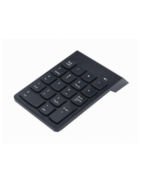 TECLADO NUMERICO GEMBIRD KEYPAD BLUETOOTH 18 TECLAS BLACK