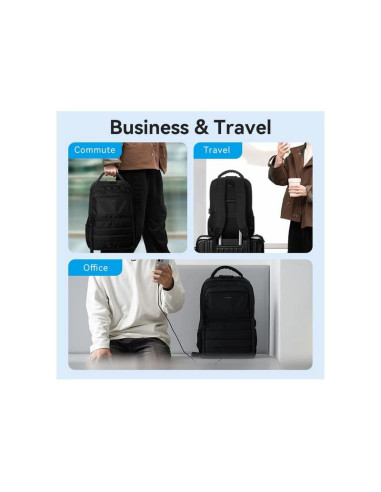 MOCHILA VENTION 14-17 18L IMPERMEABLE BLACK