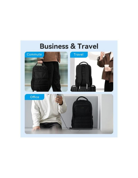 MOCHILA VENTION 14-17 18L IMPERMEABLE BLACK