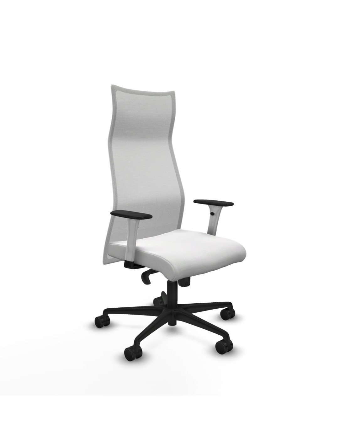 Piqueras y Crespo Albacete malla sincro malla blanca bali blanco brazos blancos base nailon ruedas 65 mm nailon