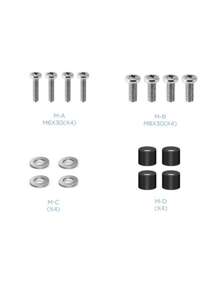 SOPORTE PARED TV/MONITOR TOOQ 32-55 40KG INCLINABLE BLACK