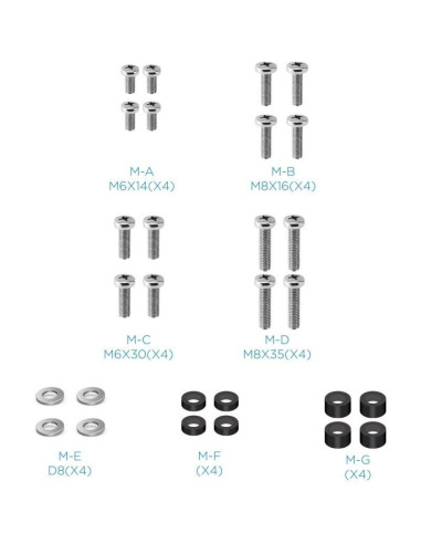 SOPORTE TV MONITOR TOOQ 37-80 40KG INCLINABLE/GIRATORIO BLACK