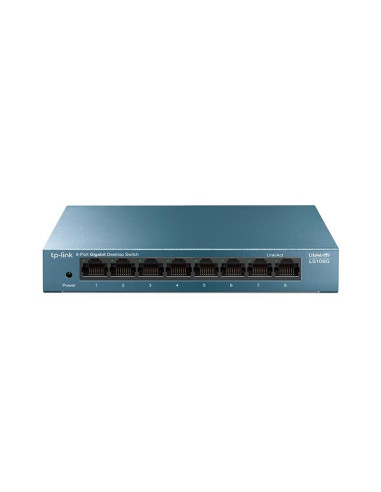 SWITCH TP-LINK GIGABIT 8 PUERTOS LS108G METALICO