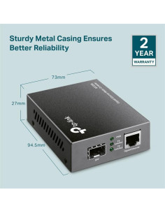 CONVERSOR TP-LINK RJ45 A FIBRA 2