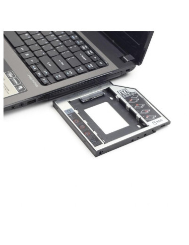 ADAPTADOR GEMBIRD DISCO DURO 2.5 PARA UNIDAD OPTICA PORTATIL 9.5MM