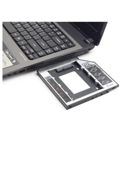 ADAPTADOR GEMBIRD DISCO DURO 2.5 PARA UNIDAD OPTICA PORTATIL 9.5MM