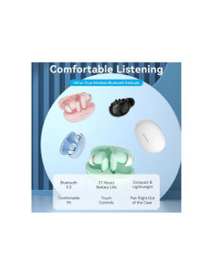 AURICULARES VENTION BLUETOOTH 5.3 TRUE WIRELESS 7 HORAS BLUE 2