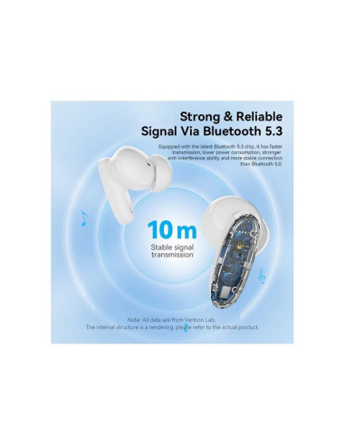 AURICULARES VENTION BLUETOOTH 5.3 TRUE WIRELESS 7 HORAS BLUE