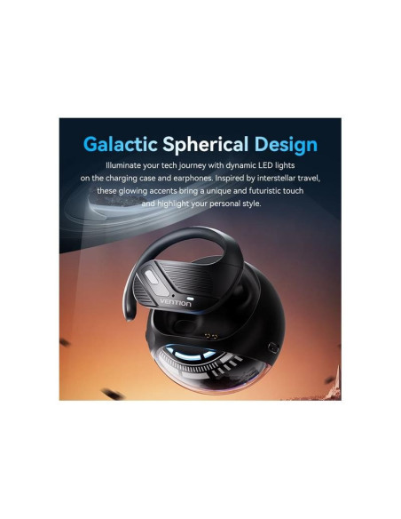 AURICULARES DEPORTIVOS VENTION OPENBEAT O12 BLUETOOTH 5.3 WIRELESS ORANGE