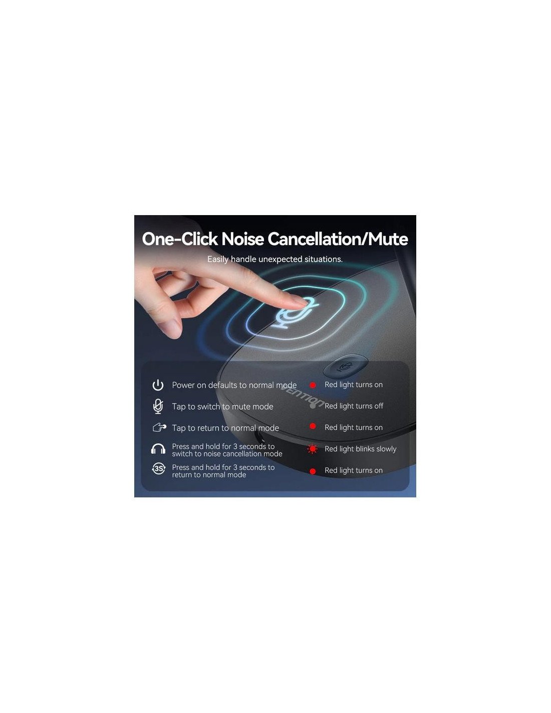 MICROFONO SOBREMESA VENTION USB