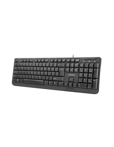 TECLADO NATEC TROUT SLIM USB MULTIMEDIA BLACK