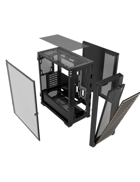 CAJA ORDENADOR GAMING PHOENIX ARTISAN NOBLE BLACK FRONTAL MADERA ATX