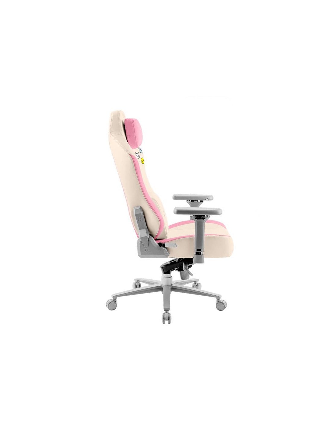 SILLA GAMING PHOENIX NOVA CUERO CREAM EDITION WHITE/PINK
