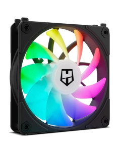 PACK 3 VENTILADORES 12CM NOX HUMMER EASYLINK ARGB PWM BLACK 2