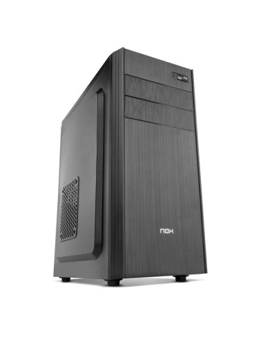 CAJA ORDENADOR NOX LITE 010 ATX DVD BLACK + FUENTE 500W