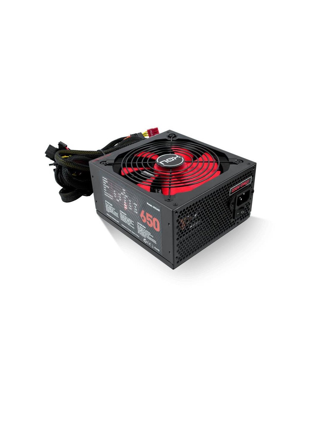 FUENTE DE ALIMENTACION NOX NX650 650W BLACK