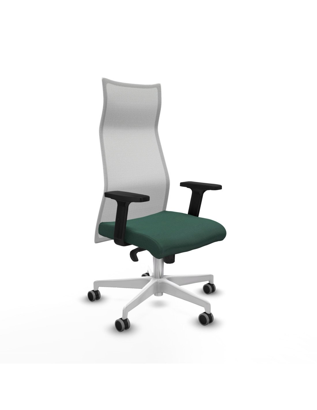 Piqueras y Crespo Albacete malla sincro malla blanca bali verde botella brazos 2D base blanca ruedas 65mm engomadas