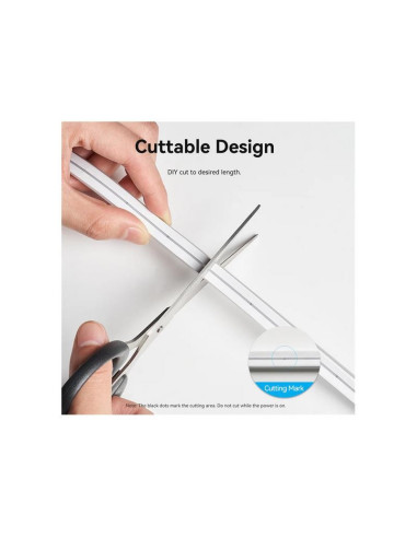 TIRA LED VENTION SILICONA NEON RGB CONTROL REMOTO 5V 1M