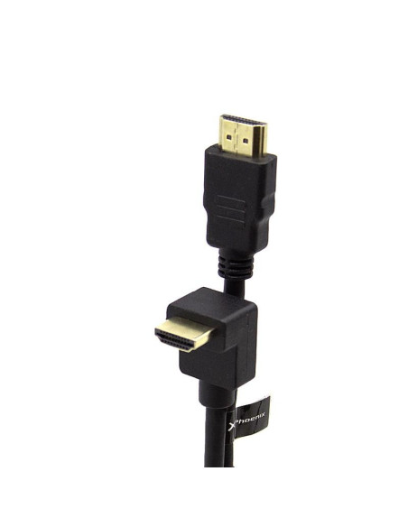 CABLE HDMI PHOENIX V2.0 4K ACODADO A/M-A/M 3M