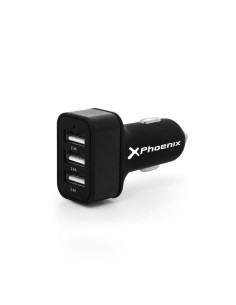 CARGADOR COCHE SMARTPHONE PHOENIX 5V 3x USB 7.2A
