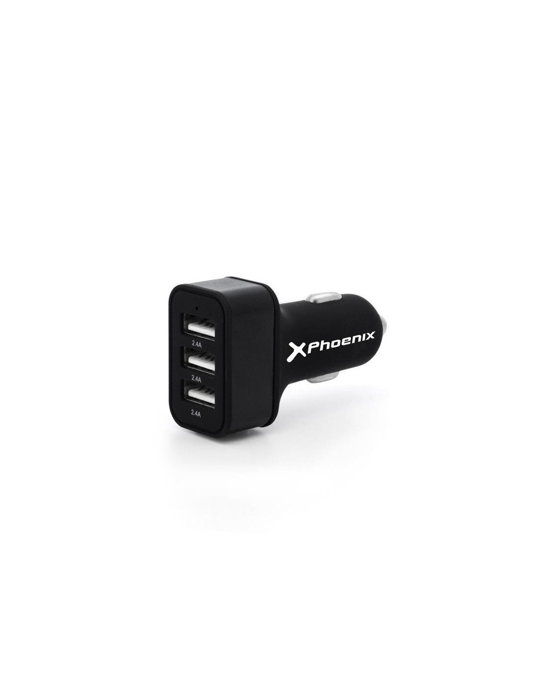 CARGADOR COCHE SMARTPHONE PHOENIX 5V 3x USB 7.2A