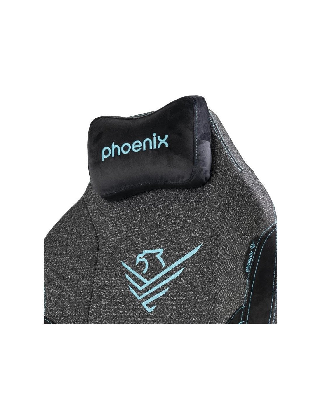 SILLA GAMING PHOENIX TELA MONARCH TALLA XL BLACK/BLUE