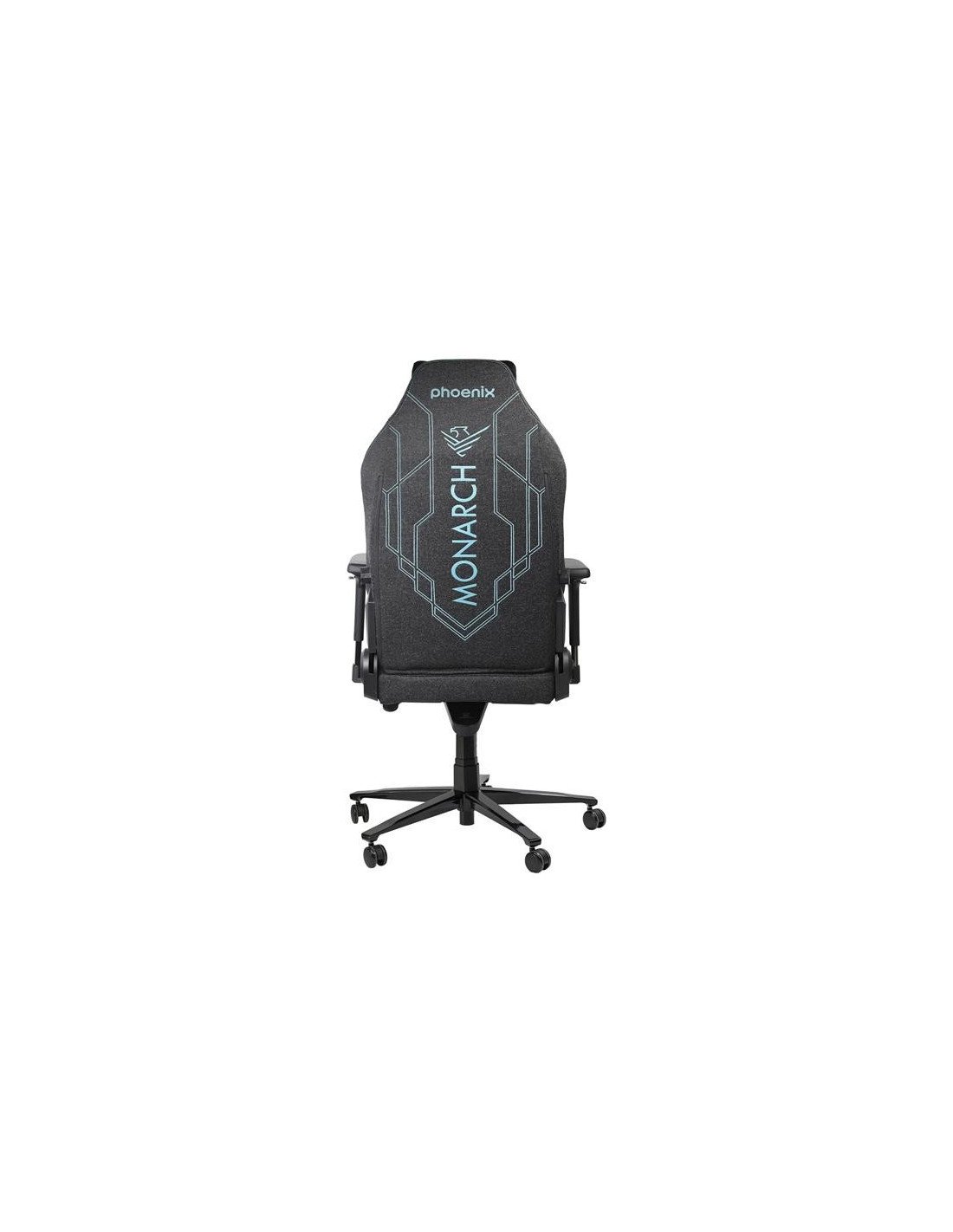 SILLA GAMING PHOENIX TELA MONARCH TALLA XL BLACK/BLUE