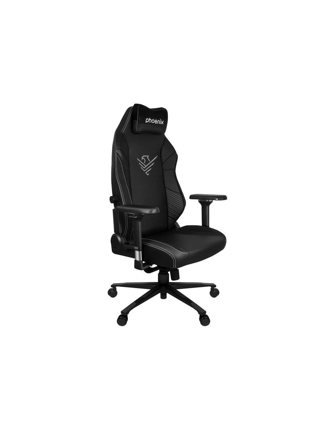 SILLA GAMING PHOENIX CUERO MONARCH TALLA R BLACK