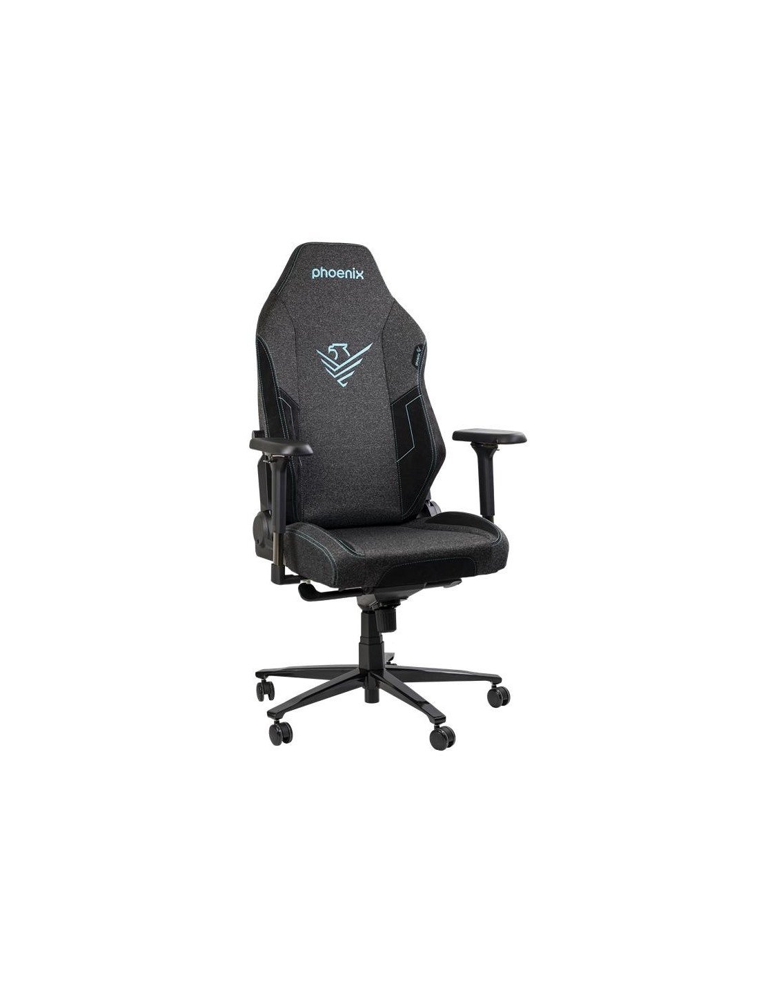 SILLA GAMING PHOENIX TELA MONARCH TALLA R BLACK/BLUE
