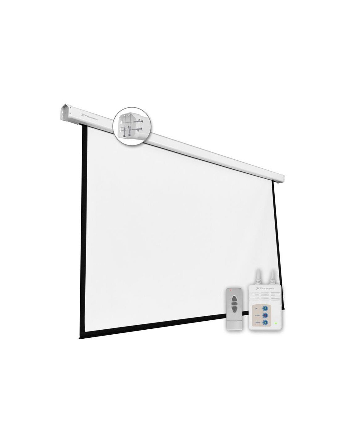 PANTALLA PROYECCION PHOENIX PARED Y TECHO ELECTRICA 100 200X150