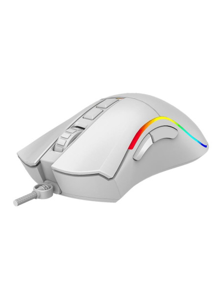 RATON PHOENIX GAMING VOID USB RGB 12000 DPI 7 BOTONES WHITE