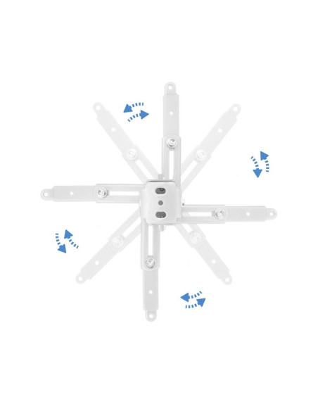 SOPORTE PROYECTOR TOOQ TECHO INCLINABLE WHITE