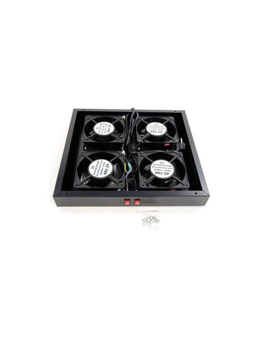 VENTILADOR CUADRUPLE 12 CM POWERGREEN ARMARIO RACK