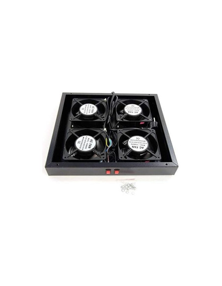 VENTILADOR CUADRUPLE 12 CM POWERGREEN ARMARIO RACK