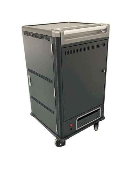 ARMARIO DE CARGA POWERGREEN 30 DISPOSITIVOS TABLETS/PORTATILES CON RUEDAS