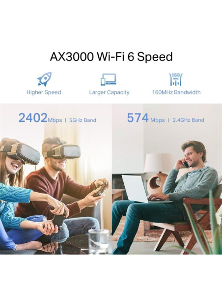 WIRELESS REPEATER TP-LINK RE705X DUAL BAND AX3000 WIFI 6