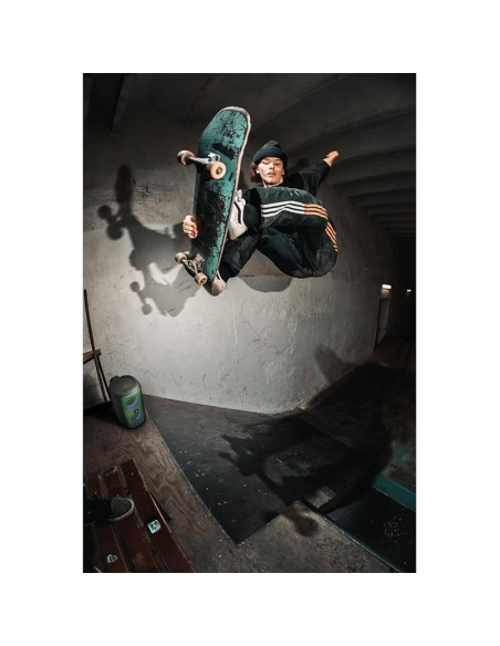 ALTAVOCES NGS ROLLER BEAST RGB PORTATIL WATERPROOF IPX5/BT/USB/AUX/FM GREEN