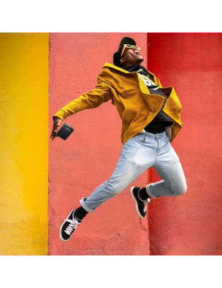 ALTAVOCES NGS ROLLER FURIA RGB PORTATIL WATERPROOF IPX6/BT/USB/AUX BLACK