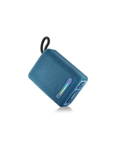ALTAVOCES NGS ROLLER FURIA RGB PORTATIL WATERPROOF IPX6/BT/USB/AUX BLUE