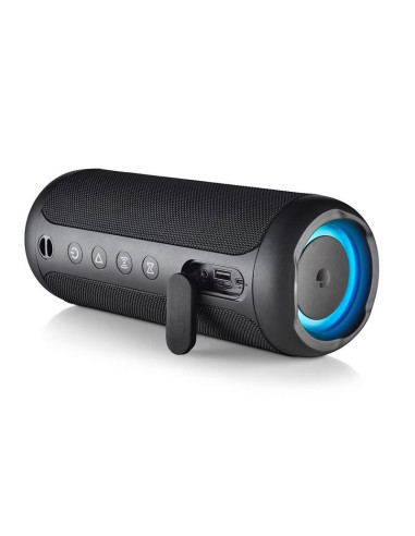 ALTAVOCES NGS ROLLER FURIA 2 RGB PORTATIL WATERPROOF IPX7/BT/USB/AUX BLACK