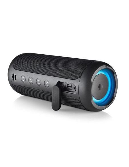 ALTAVOCES NGS ROLLER FURIA 2 RGB PORTATIL WATERPROOF IPX7/BT/USB/AUX BLACK