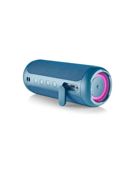 ALTAVOCES NGS ROLLER FURIA 2 RGB PORTATIL WATERPROOF IPX7/BT/USB/AUX BLUE