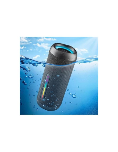 ALTAVOCES NGS ROLLER FURIA 3 RGB PORTATIL WATERPROOF 60W IPX7/BT/USB BLACK