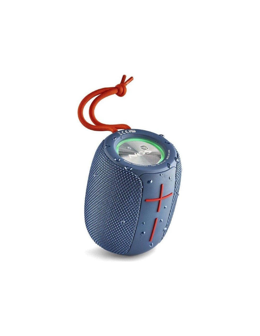 ALTAVOCES NGS ROLLER NITRO RGB PORTATIL WATERPROOF IPX5/BT/USB/AUX BLUE