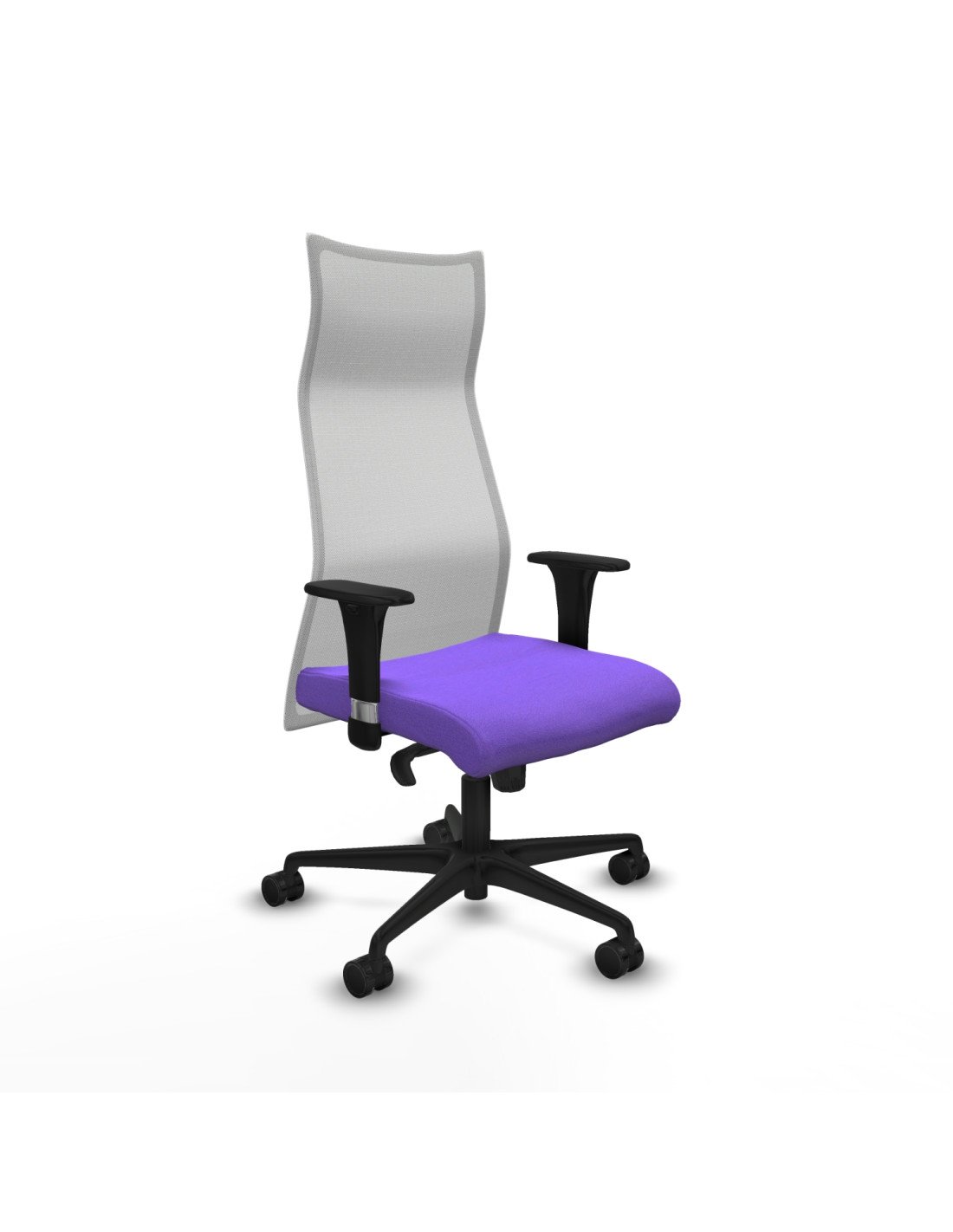 Piqueras y Crespo Albacete malla sincro malla blanca bali lila brazos 1D base nailon ruedas 65 mm nailon