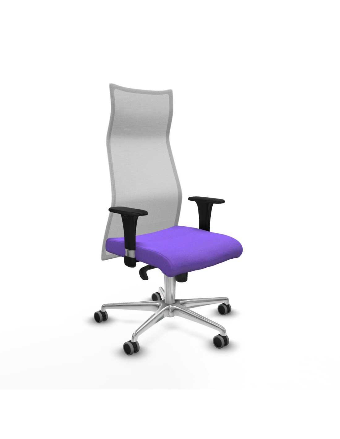 Piqueras y Crespo Albacete malla sincro malla blanca bali lila brazos 1D base aluminio ruedas 65mm engomadas