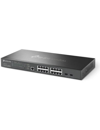 SWITCH TP-LINK OMADA L2+ 16 PUERTOS 2.5G + 2 SFP+ 10G 8 POE+