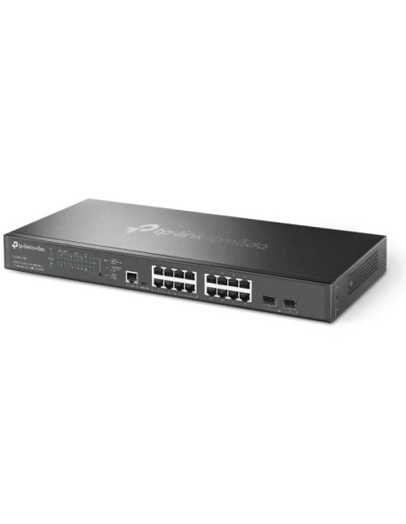 SWITCH TP-LINK OMADA L2+ 16 PUERTOS 2.5G + 2 SFP+ 10G 8 POE+