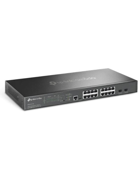 SWITCH TP-LINK OMADA L2+ 16 PUERTOS 2.5G + 2 SFP+ 10G 8 POE+